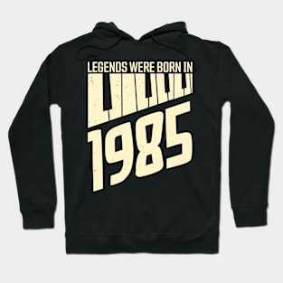 1985 Birthday Vintage Piano Pianist Hoodie